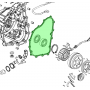 Junta Tapa Carter Derecho Kymco Quad MXU 550 11394-LDB5-E1
