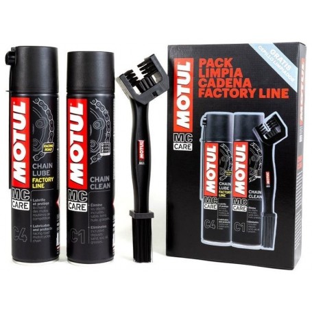 Pack Motul Cadena Factory Line (c4+c1+cepillo) 109919