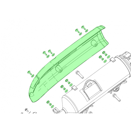 Protector Escape Kymco Grand Dink 125 18317-LGE7-E0A