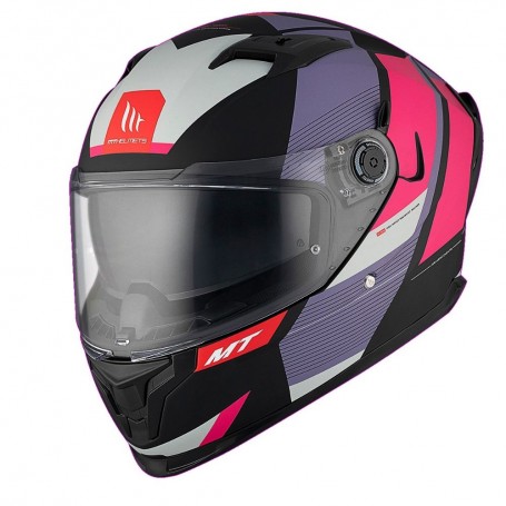 Casco MT Braker sv Chento B9 Rosa Mate