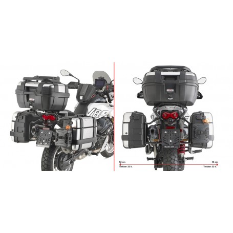 Portamaletas Lateral Givi Moto Guzzi V85 TT PLO8209MK