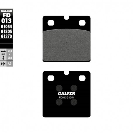 Pastillas Freno Galfer FD013G1054