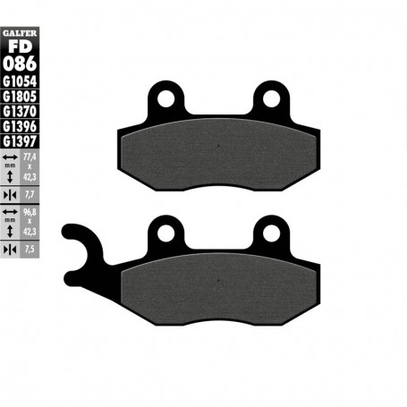 Pastillas Freno Galfer FD084G1050