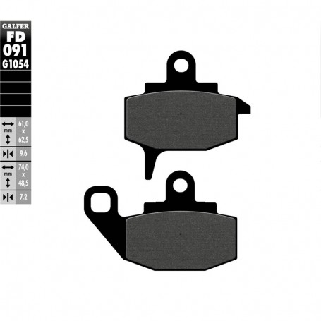 Pastillas Freno Galfer FD091G1054