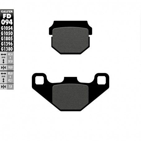Pastillas Freno Galfer FD094G1050