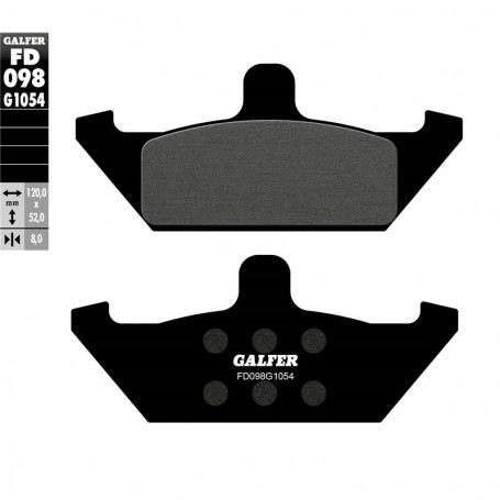 Pastillas Freno Galfer FD098G1054