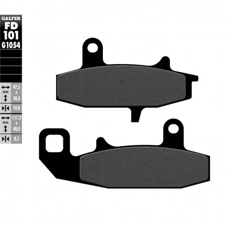 Pastillas Freno Galfer FD101G1054