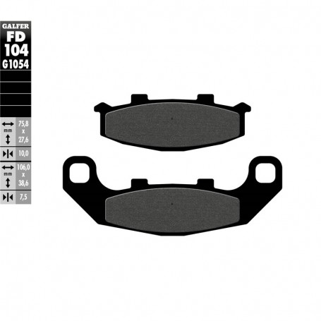 Pastillas Freno Galfer FD104G1054