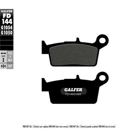 Pastillas Freno Galfer FD144G1050