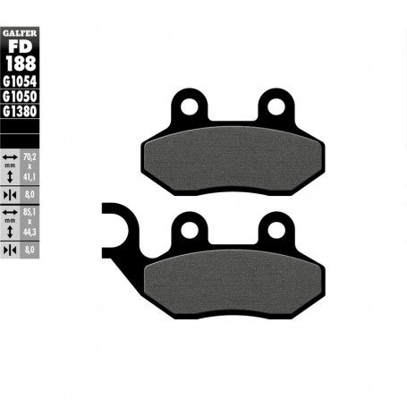 Pastillas Freno Galfer FD188G1050
