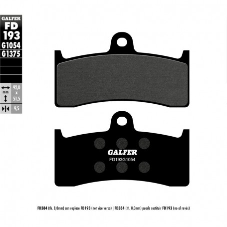 Pastillas Freno Galfer FD193G1054