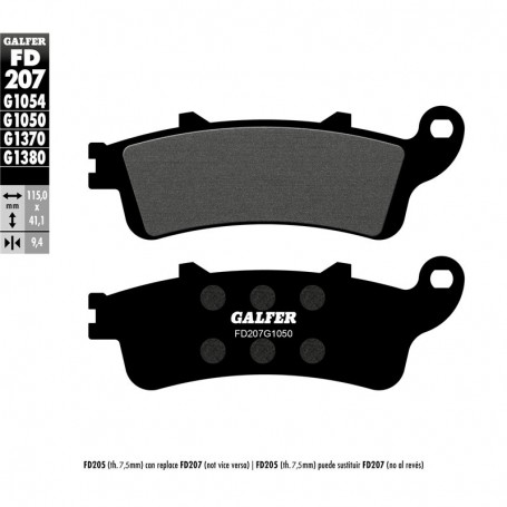 Pastillas Freno Galfer FD207G1050