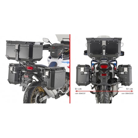 Fijacion Lateral Givi Honda CRF1100L Africa Twin Cam-Side PLOS1178CAM
