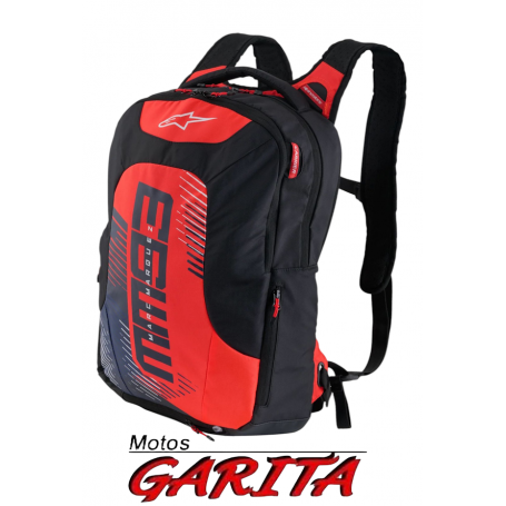 Mochila Alpinestars MM93 Hunter V2 Negro / Rojo