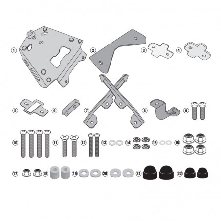 FIJACION BMW F850GS ADVENTURE 19 MONOKEY