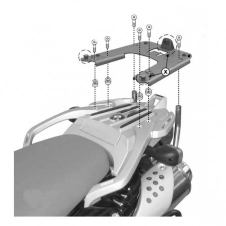 FIJACION GIVI BMW F 650 GS  04/07 MONOKEY SR685