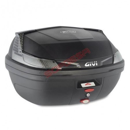 BAUL GIVI BLADE 47L NEGRO CATADRIOPTICO TRANSPARENTE MONOLOCK B47NTML