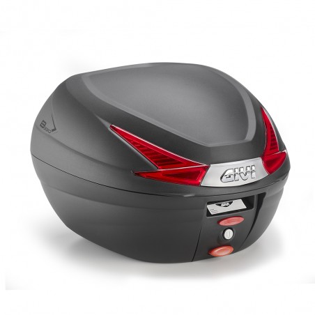 BAUL GIVI 33L  NEGRO CATADRIOPTICO ROJO MONOLOCK B330N