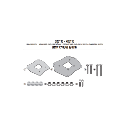 FIJACION GIVI BMW C400GT 19 MONOKEY SR5136