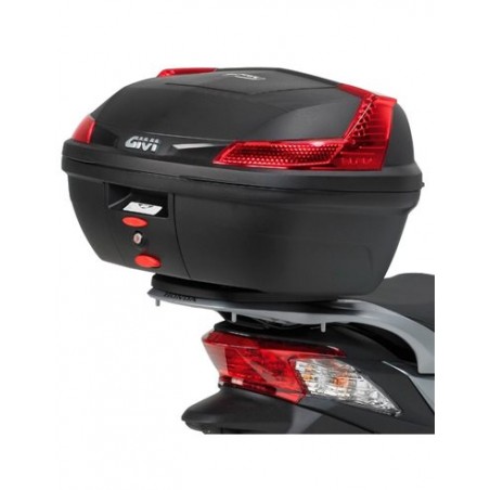 BAUL GIVI BLADE 47L NEGRO CATADRIOPTICO ROJO MONOLOCK B47NML