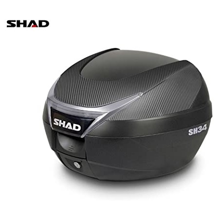 MALETA  SHAD SH34 NEW NEGRO C/ TAPA CARBONO D0B34106