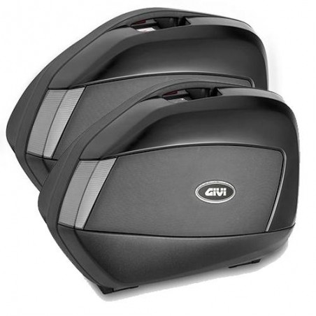 Juego maletas laterales Givi V35 TECH negro, 35L V35NT