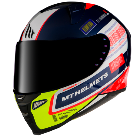 Casco MT Revenge 2 RS A0 azul brillante V-14