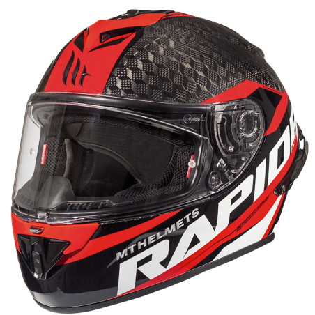 CASCO MT RAPIDE PRO CARBON C5 GLOSS RED V14