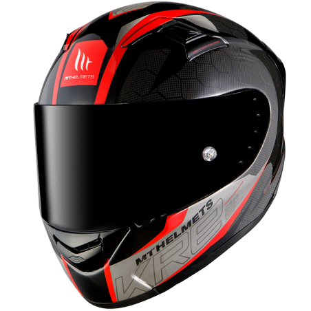 CASCO MT KRE SNAKE CARBON 2.0 A5 GLOSS RED