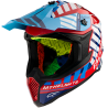 Casco MT Falcon Energy B5 rojo perlado brillante