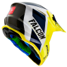 Casco MT Falcon Warrior A3 amarillo perlado brillante