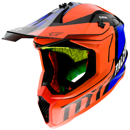 CASCO MT FALCON WARRIOR C4 GLOSS PEARL FLUOR ORANGE