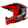 Casco MT Falcon Warrior C5 rojo perlado brillante