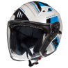 Casco MT Avenue SV Sideway C7 azul perlado brillante