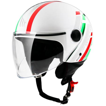 CASCO MT STREET SCOPE C5 GLOSS PEARL RED/GREEN V-15