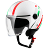 Casco MT Street Scope C5 rojo y verde brillantes V-15