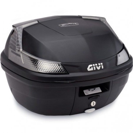 BAUL GIVI 37L BLADE TECH NEGRO CATADRIOPTICO  AHUMADO MONOLOCK