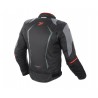 Chaqueta Seventy SD-JR47 racing corta negro y rojo