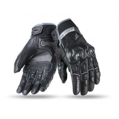 GUANTES SEVENTY SD-N32 NAKED PIEL NEGRO / GRIS