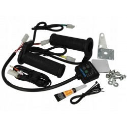 Jadeshay Puños Calefactables para Manillar De Motocicleta, 2 V CC 15‑35 W  Manillar Eléctrico Ajustable con Temperatura Calefactable para Manillar De  22 Mm Moto ATV : : Coche y moto