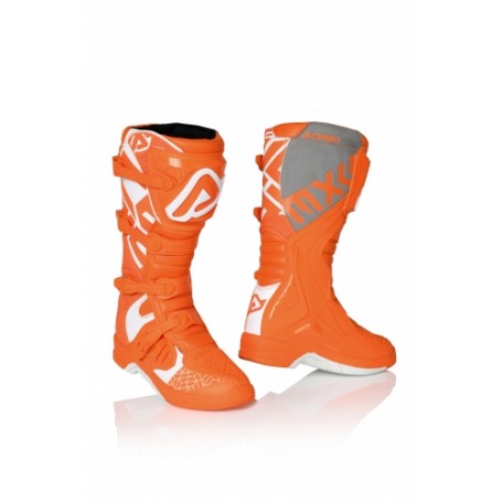 Botas Acerbis MX Stivale X-Team naranja y blanco