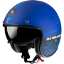 CASCO MT LE MANS 2 SV CAFE RACER B7 MATT BLUE