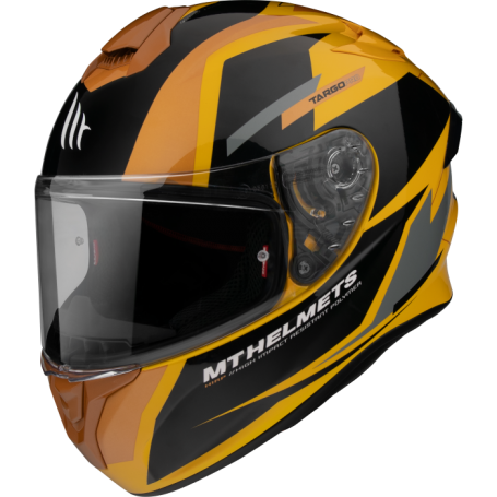 Casco MT Targo Pro Sound D3 dorado brillante
