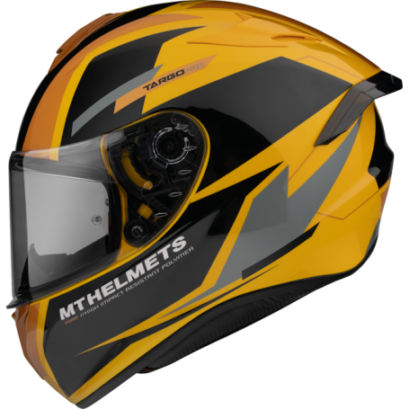 Casco de Moto Integral MT Helmets Targo Pro Sound D3 Gold