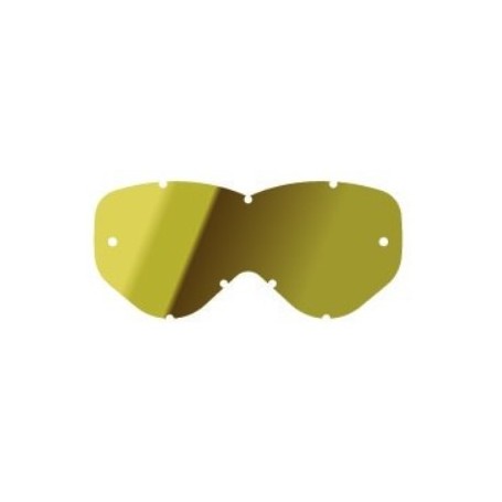 Cristal gafas MT off road dorado MX EVO