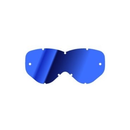 Cristal gafas MT off road azul MX EVO