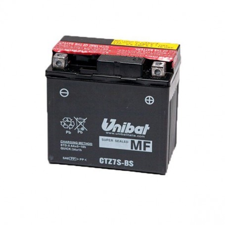 BATERIA UNIBAT CTZ7-SBS CON ACIDO