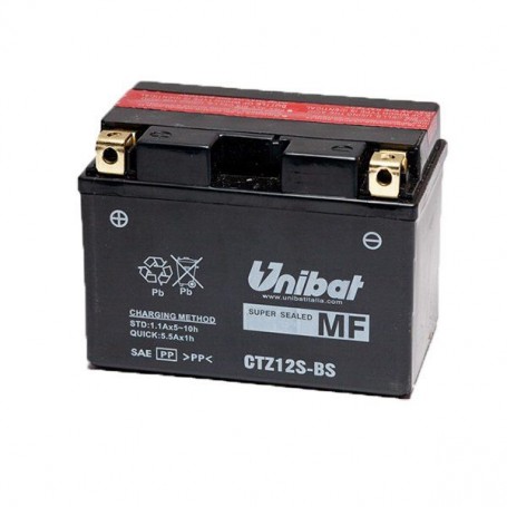 BATERIA UNIBAT CTZ12-SBS CON ACIDO