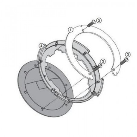 TANK-LOCK DUCATI 848 - 1098 - 1198 07/11