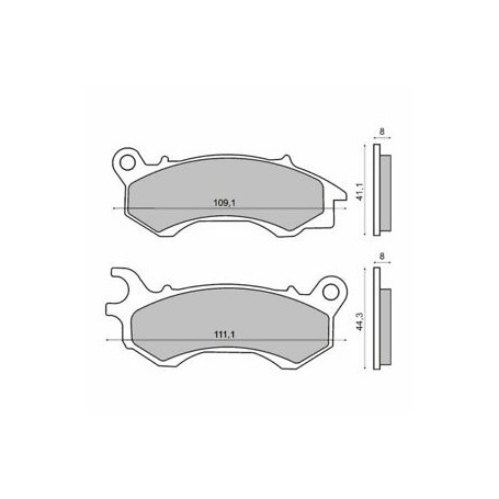 PASTILLA FRENO FERODO MOTO FDB2256EF